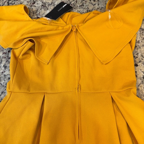 Fashion Nova Yellow Ruffle Romper - Picture 6 of 6